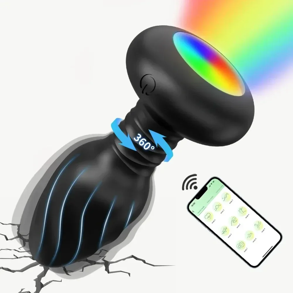 plug anal vibrant point g rotatif