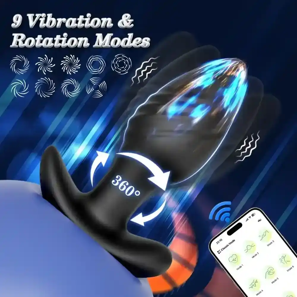 plug anal vibrant pour hommes