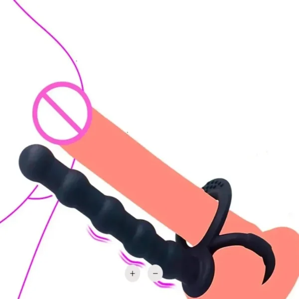 plug anal vibrant pour stimulation masculine