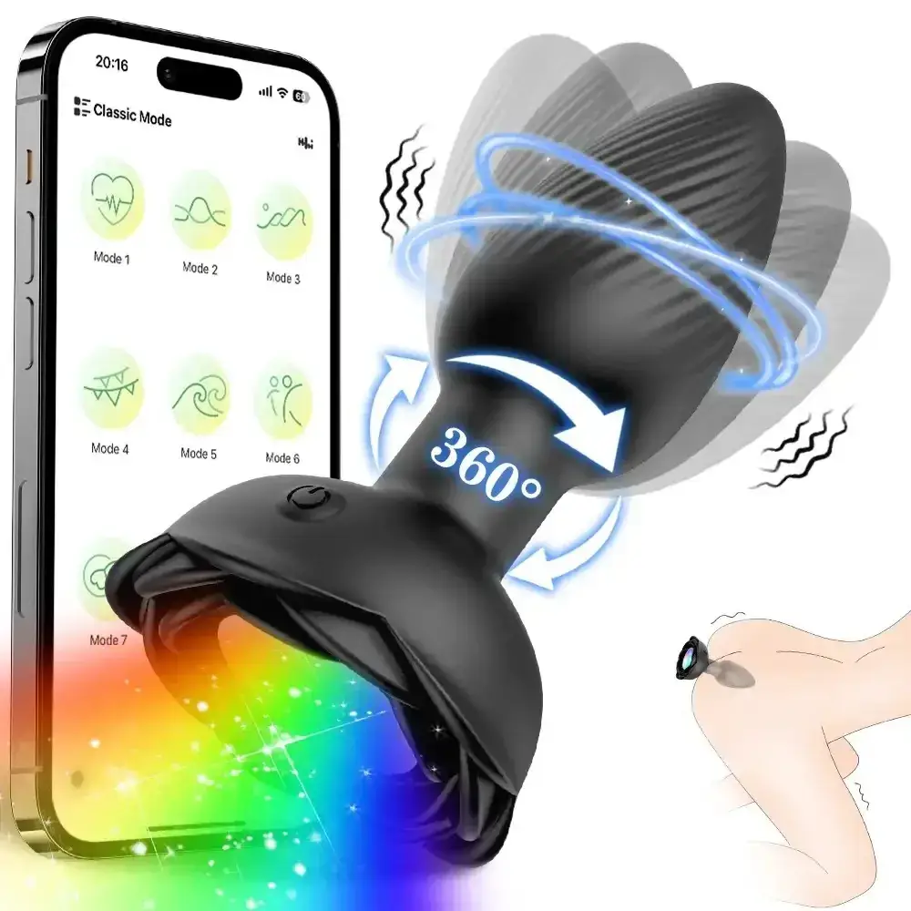 plug anal vibrant pour usage anal