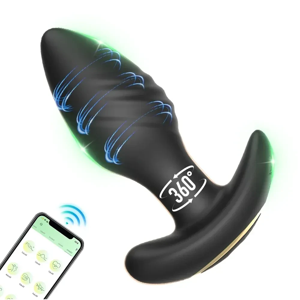 plug anal vibrant prostate rotatif