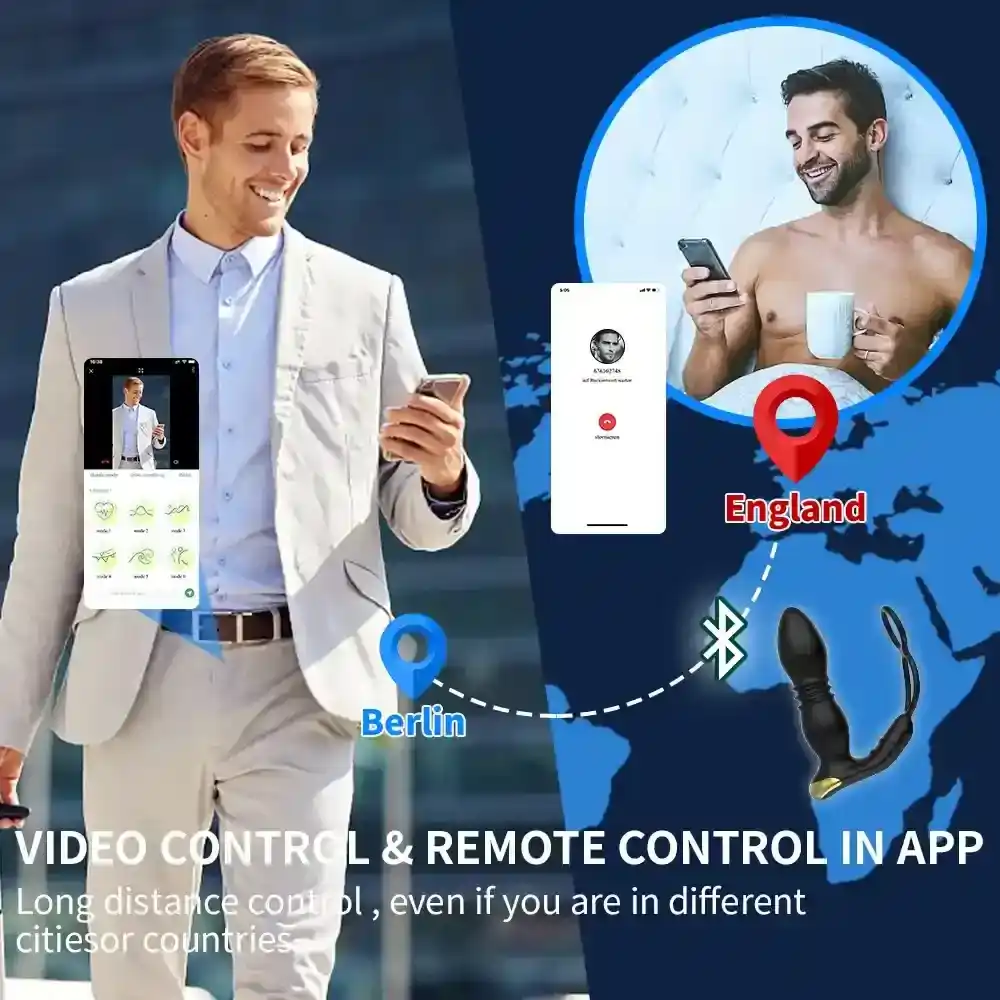 plug anal vibrant prostate silicone medical 1