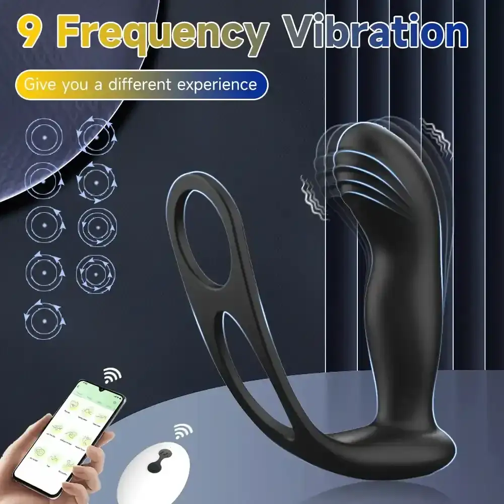 plug anal vibrant prostate silicone medical