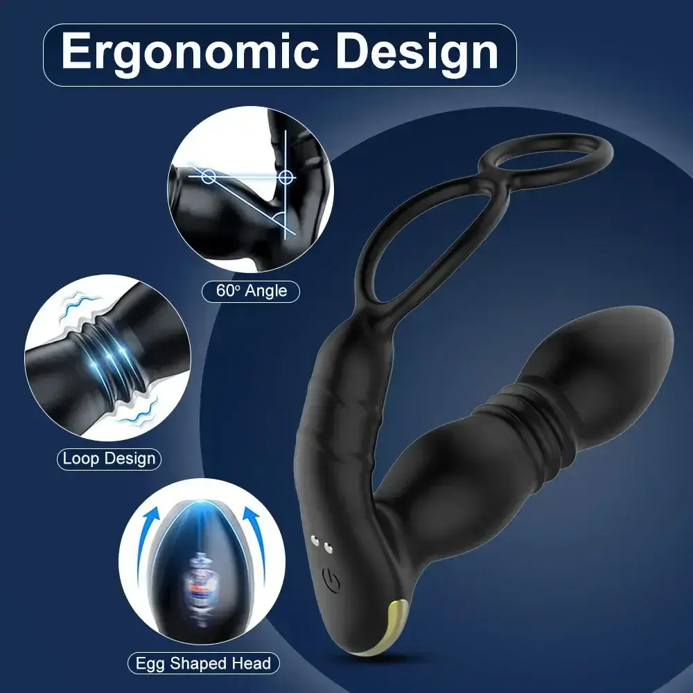 plug anal vibrant prostate telecommande 1