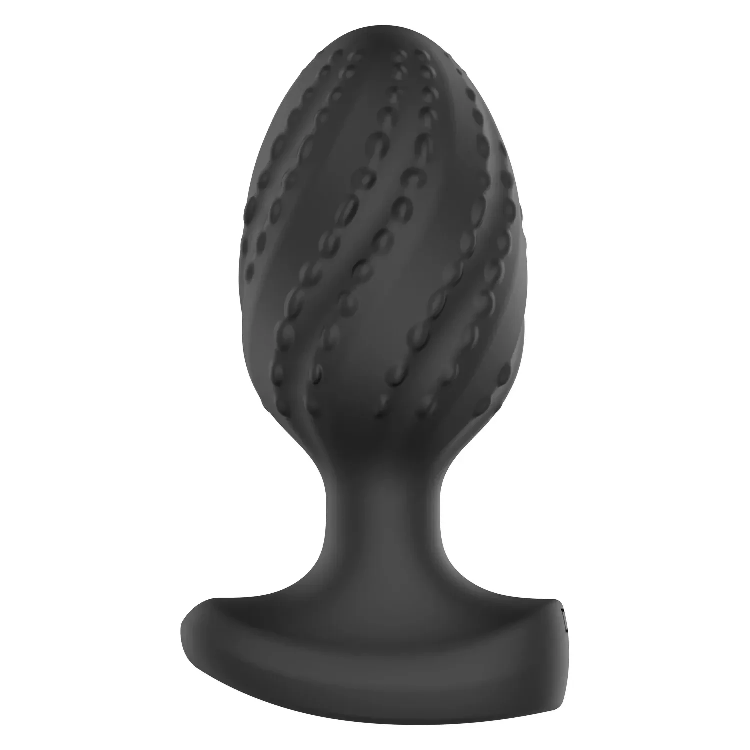 plug anal vibrant silicone medical noir 1