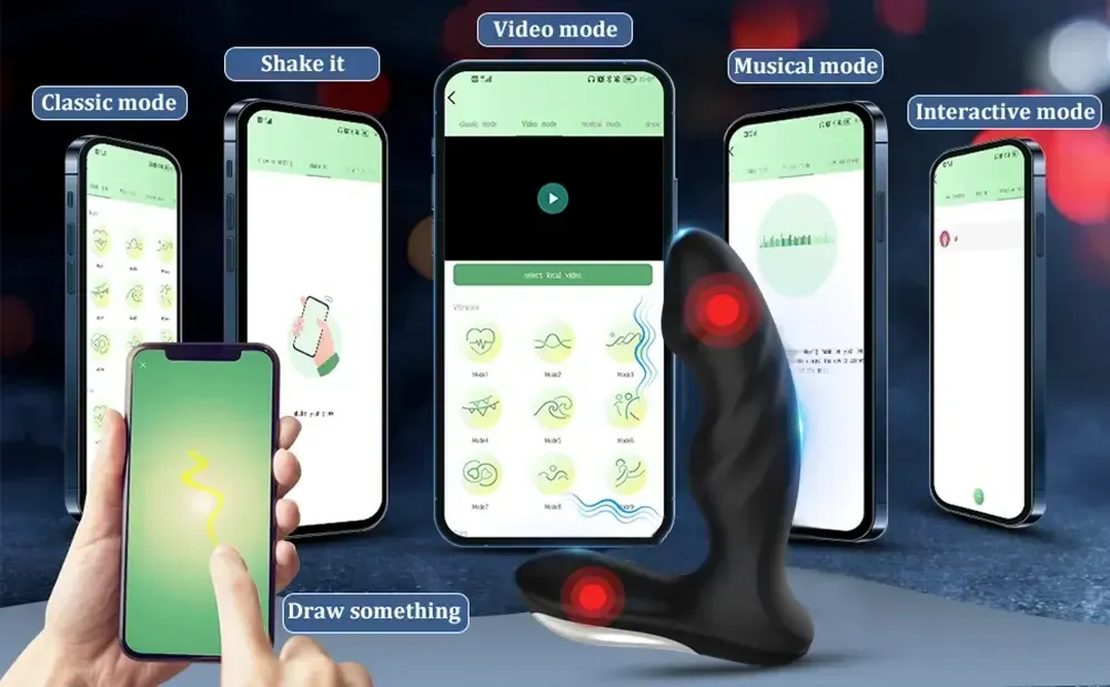 plug anal vibrant telecommande app