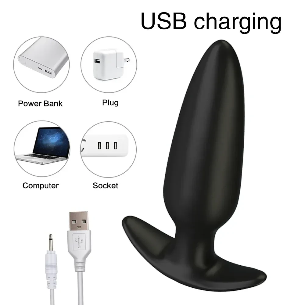 plug anal vibrant usb rechargeable homme