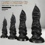 plug anal xl en pvc texturé