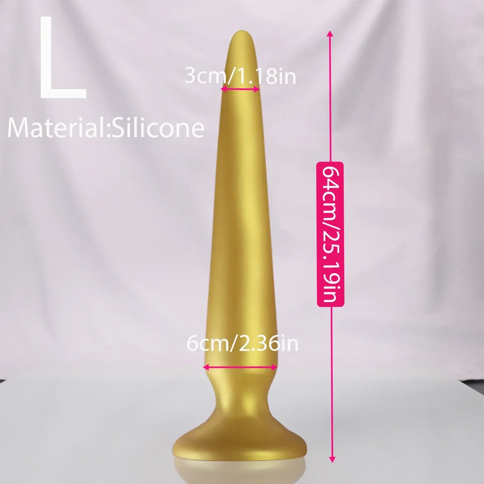 plug anal xxl silicone ventouse