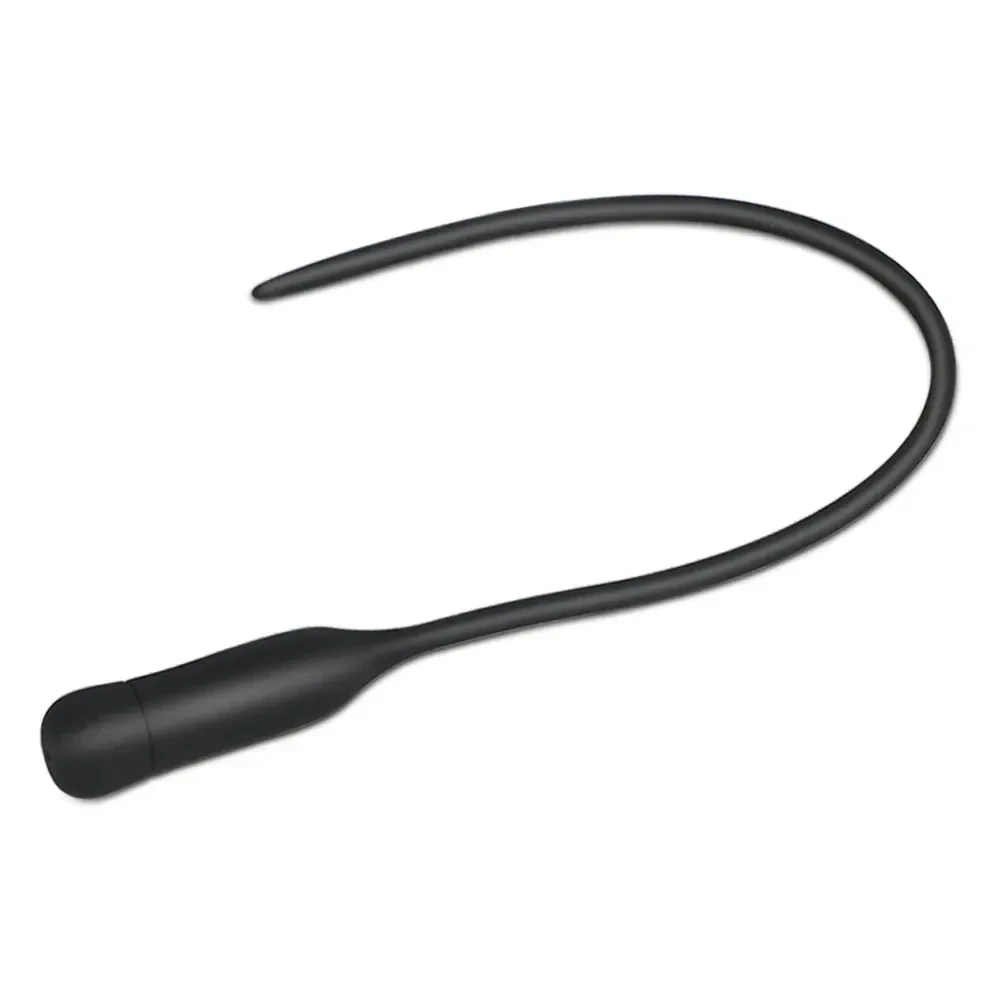 plug uretral noir avec vibrations