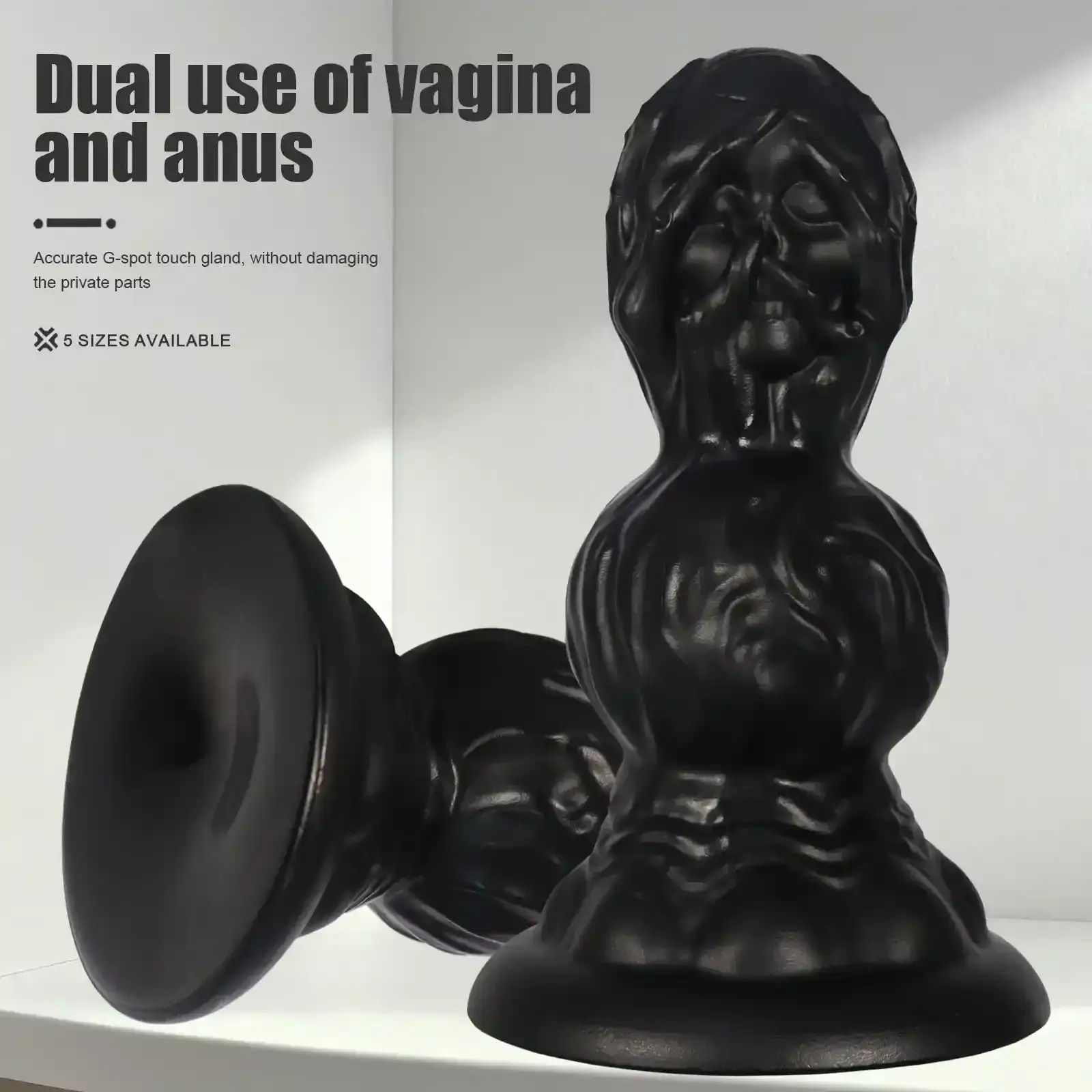 plugs anaux caoutchouc noir progressifs