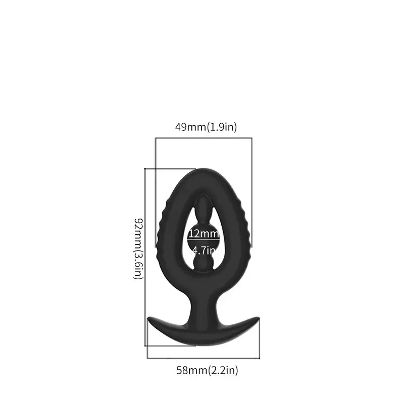 plugs anaux perlés pour massages prostatiques