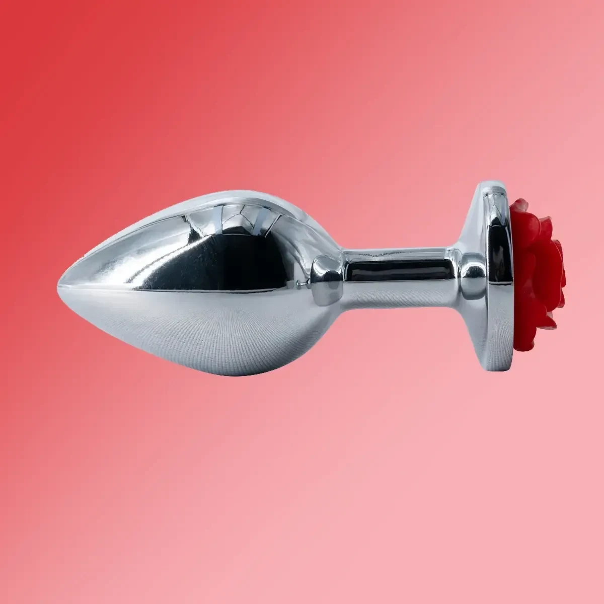 plugs anaux roses en metal lisse