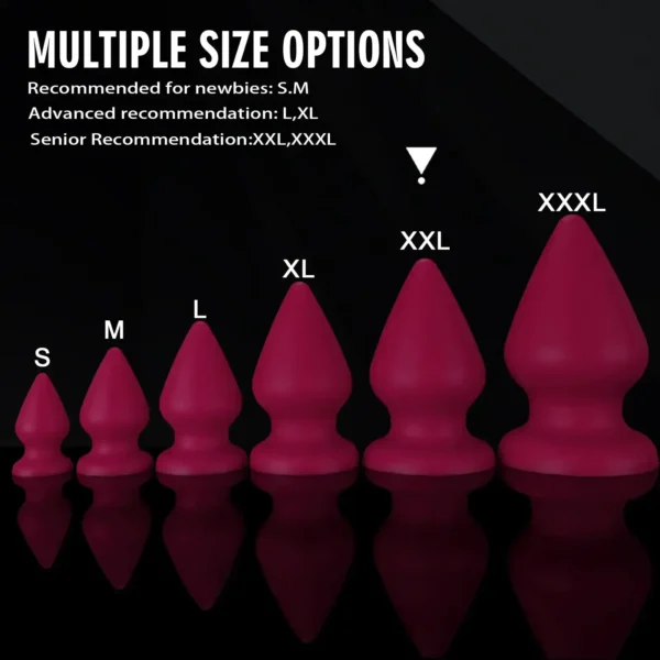 plugs silicone entraînement anal étanche