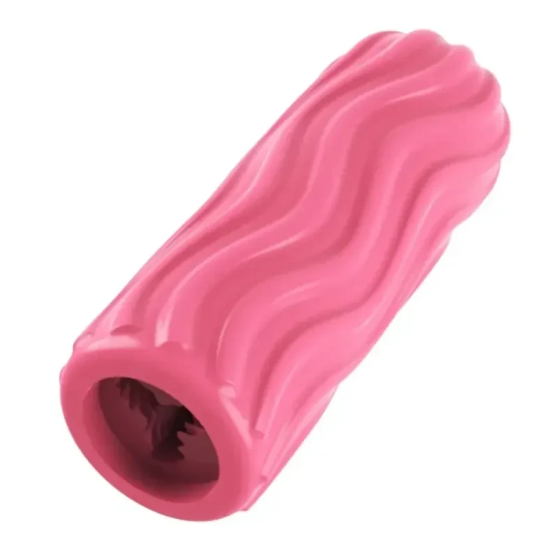 pocket pussy rouge texturee en silicone
