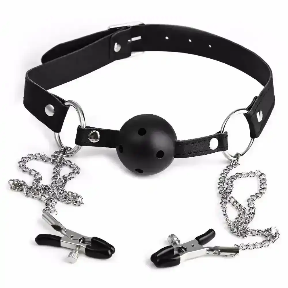 poignets de bondage en cuir pu