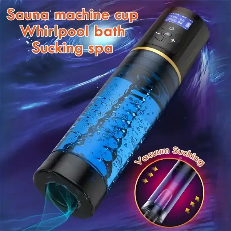 pompe a penis avec sauna et jacuzzi