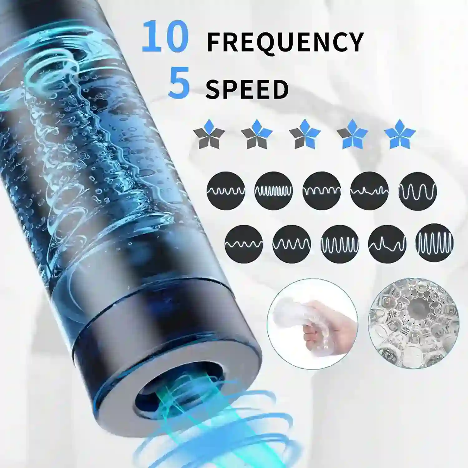 pompe à pénis étanche et rechargeable