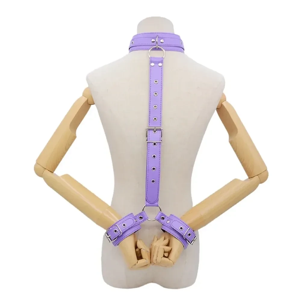 set de domination cuir pu doux