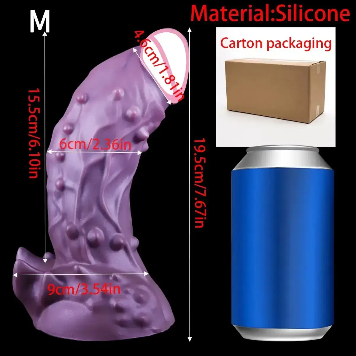 sextoy anal avec ventouse et texture réaliste
