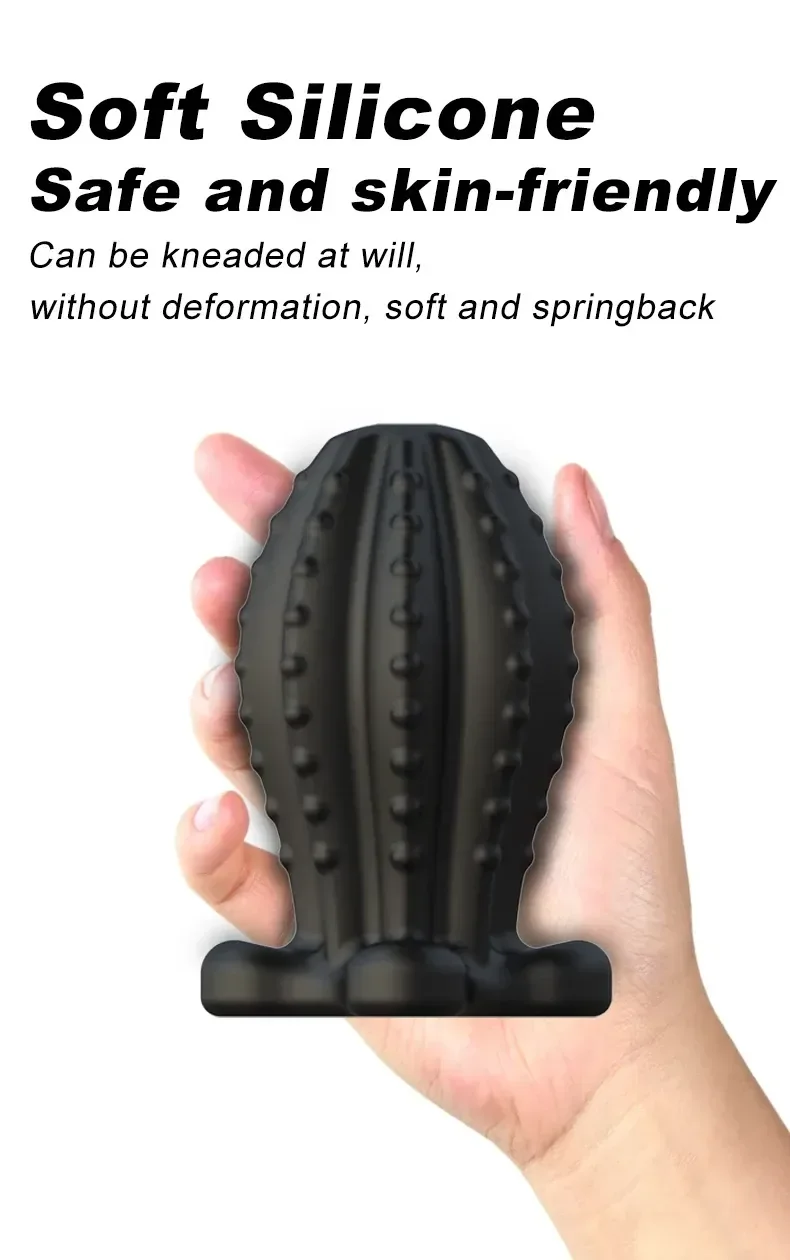 sextoy anal creux en silicone