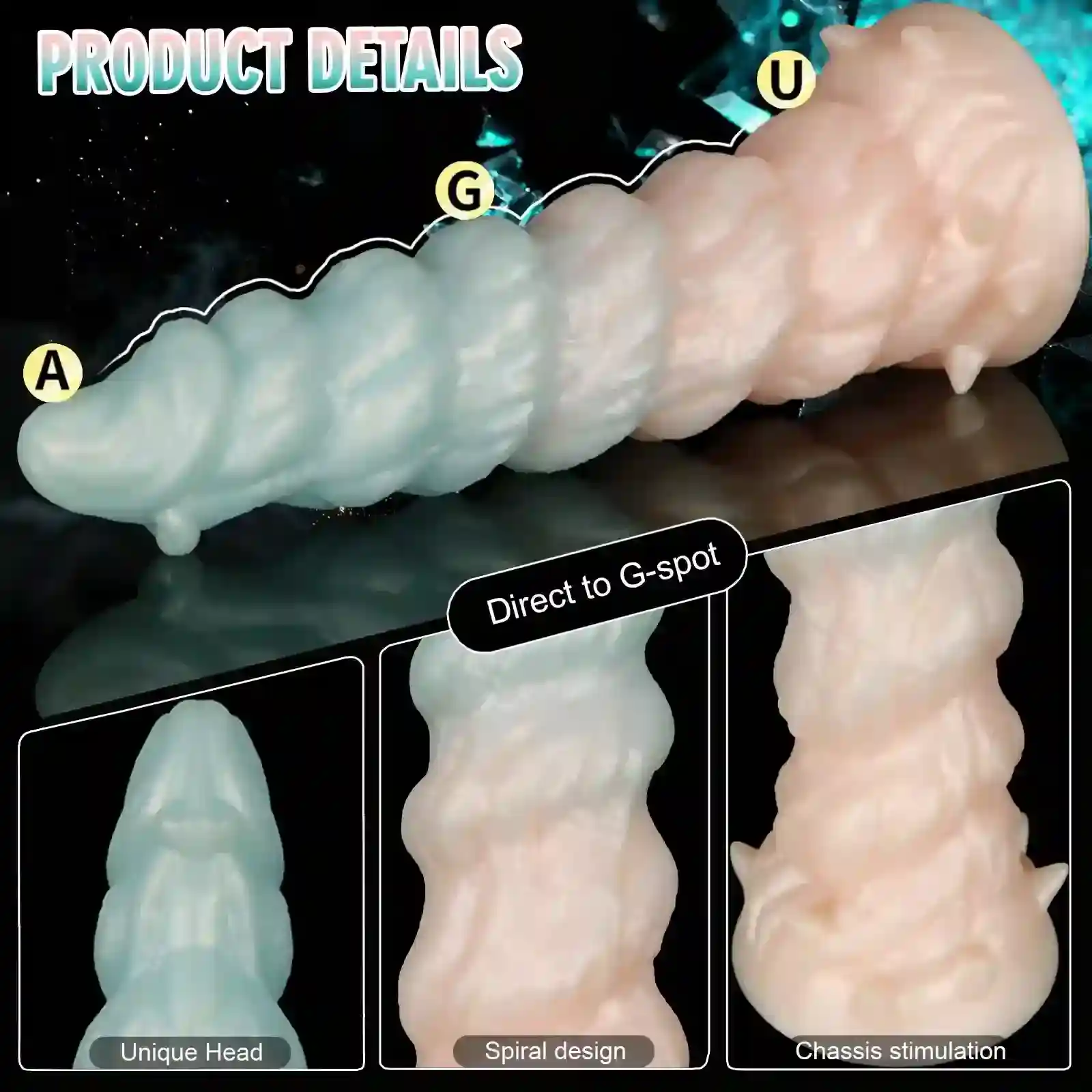 sextoy anal dragon realiste en silicone