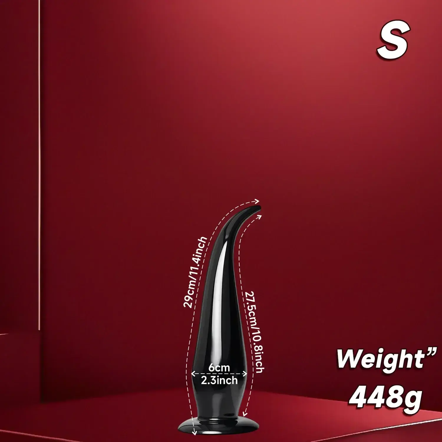 sextoy anal en pvc de differentes tailles