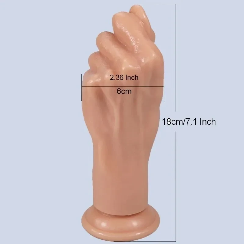 sextoy anal forme de main réaliste