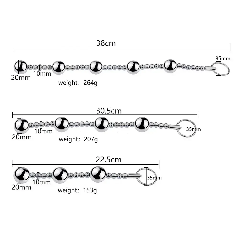 sextoy anal homme en acier chrome