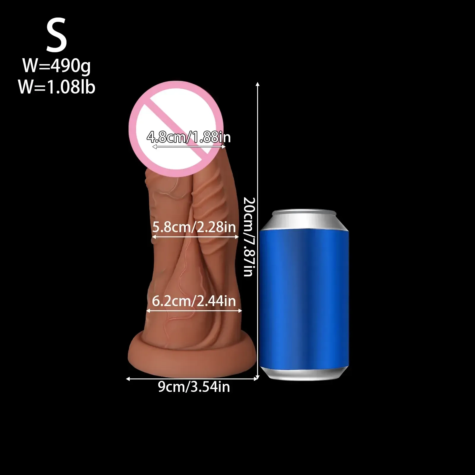 sextoy anal monstre en silicone