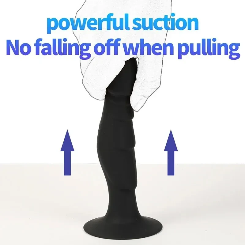 sextoy anal noir avec base