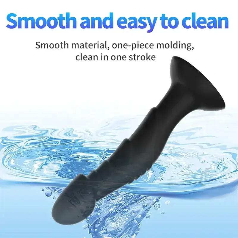 sextoy anal noir avec ventouse