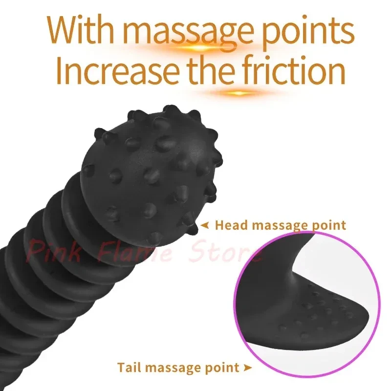 sextoy anal noir gonflable vibrant