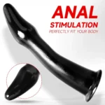 sextoy anal noir pour hommes et femmes