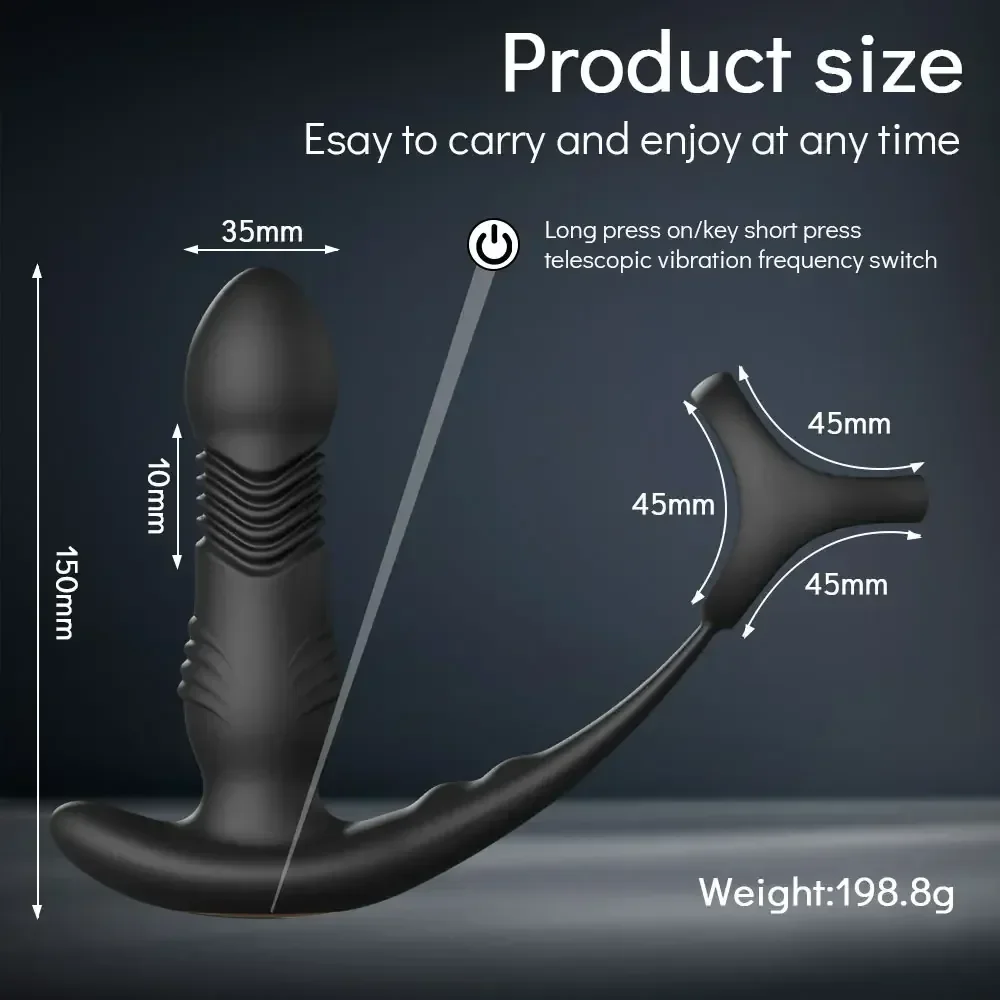 sextoy anal silicone avec fonctions interactives application