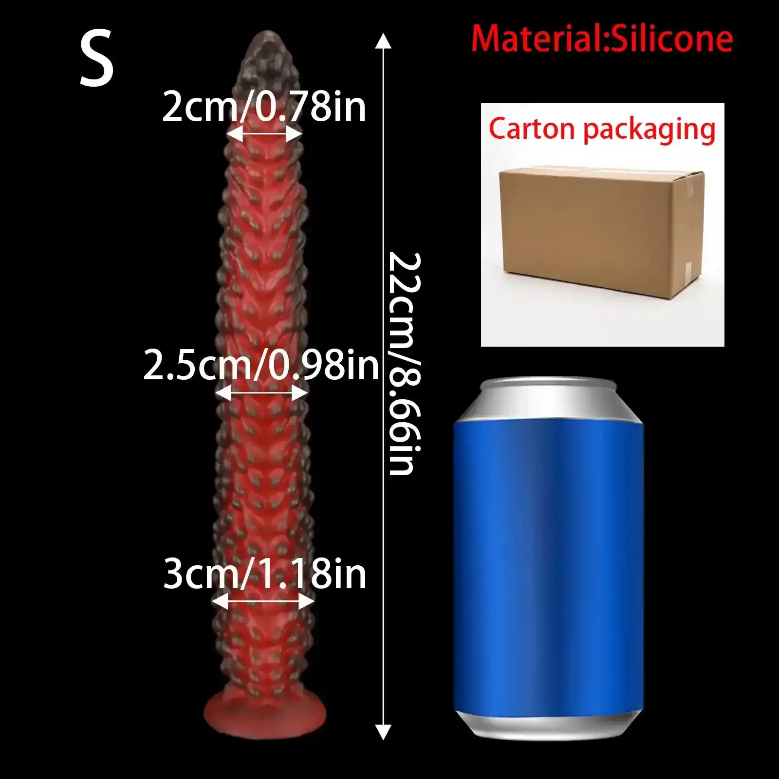 sextoy anal tentaculaire en silicone souple