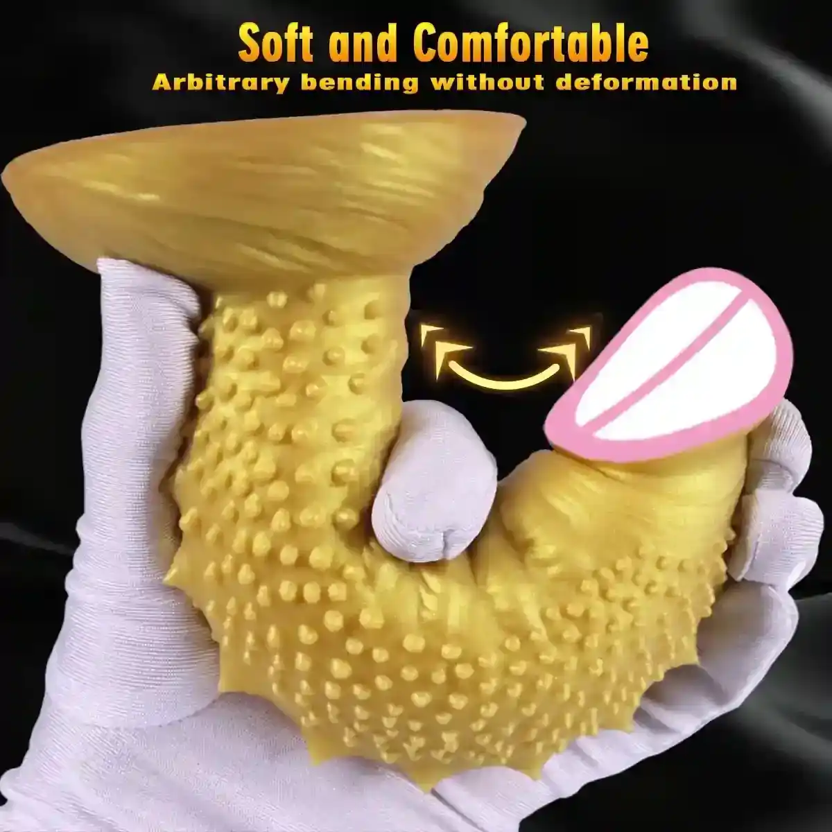 sextoy anal texture avec base ventouse