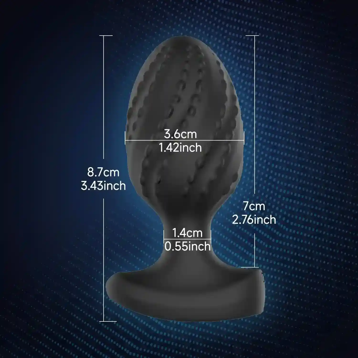 sextoy anal vibrant avec application 1