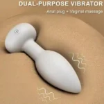 sextoy anal vibrant avec chargeur magnétique