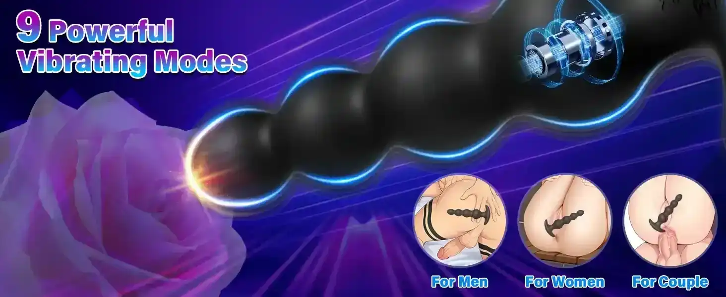 sextoy anal vibrant en silicone 4