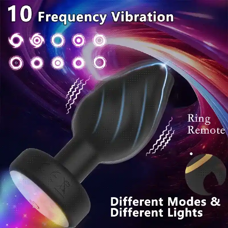sextoy anal vibrant en silicone medical 2