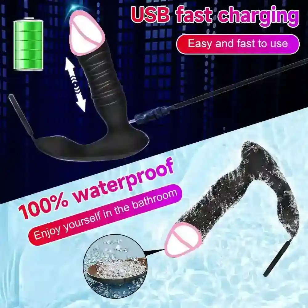 sextoy anal vibrant prostate silicone telecommande