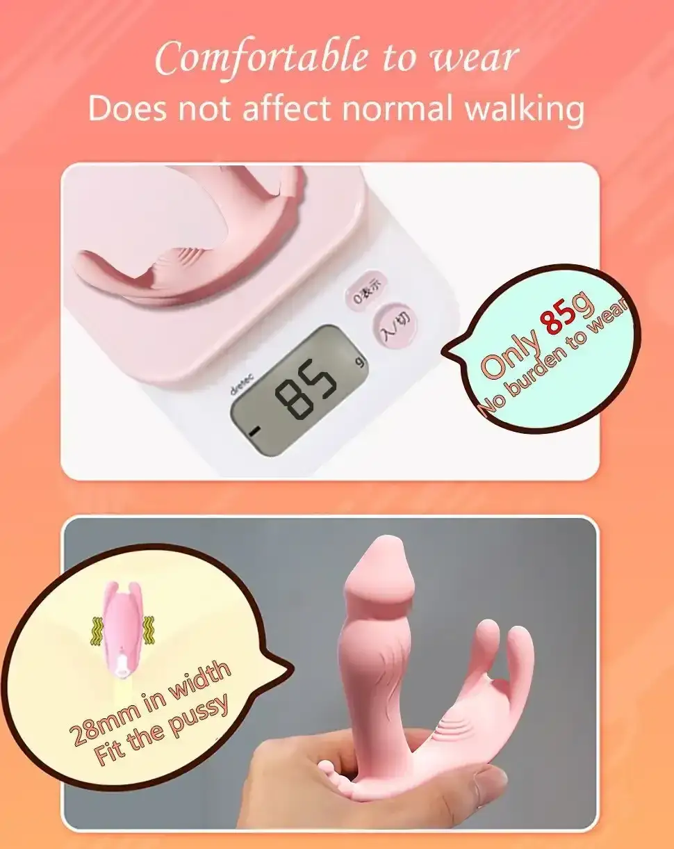 sextoy culotte vibrante en silicone medical