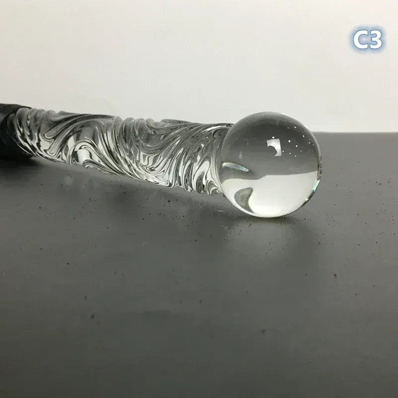 sextoy en verre lisse de luxe