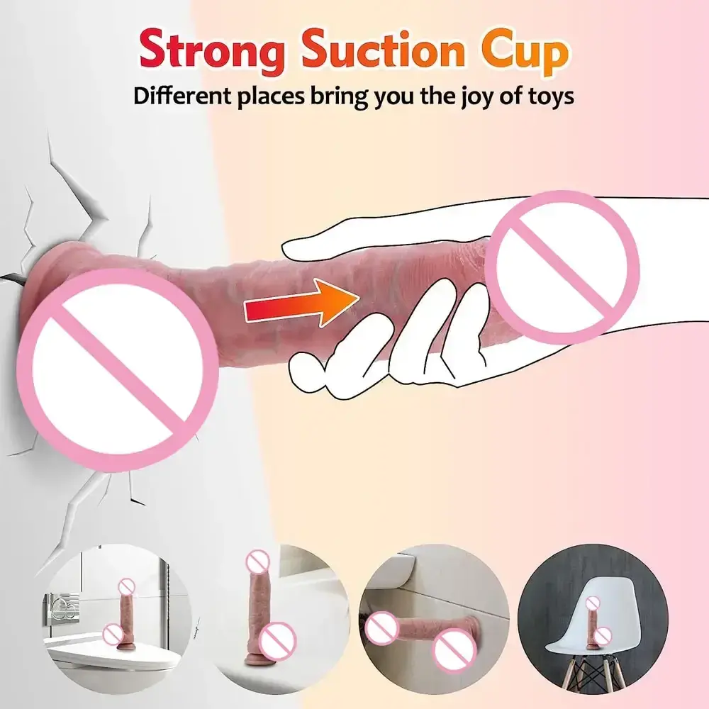 sextoy gode realiste avec ventouse 1