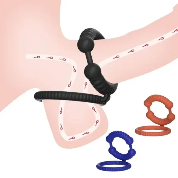 sextoy homme anneau pénien silicone