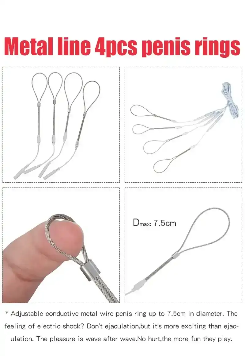 sextoy homme cage chastete abs electrique