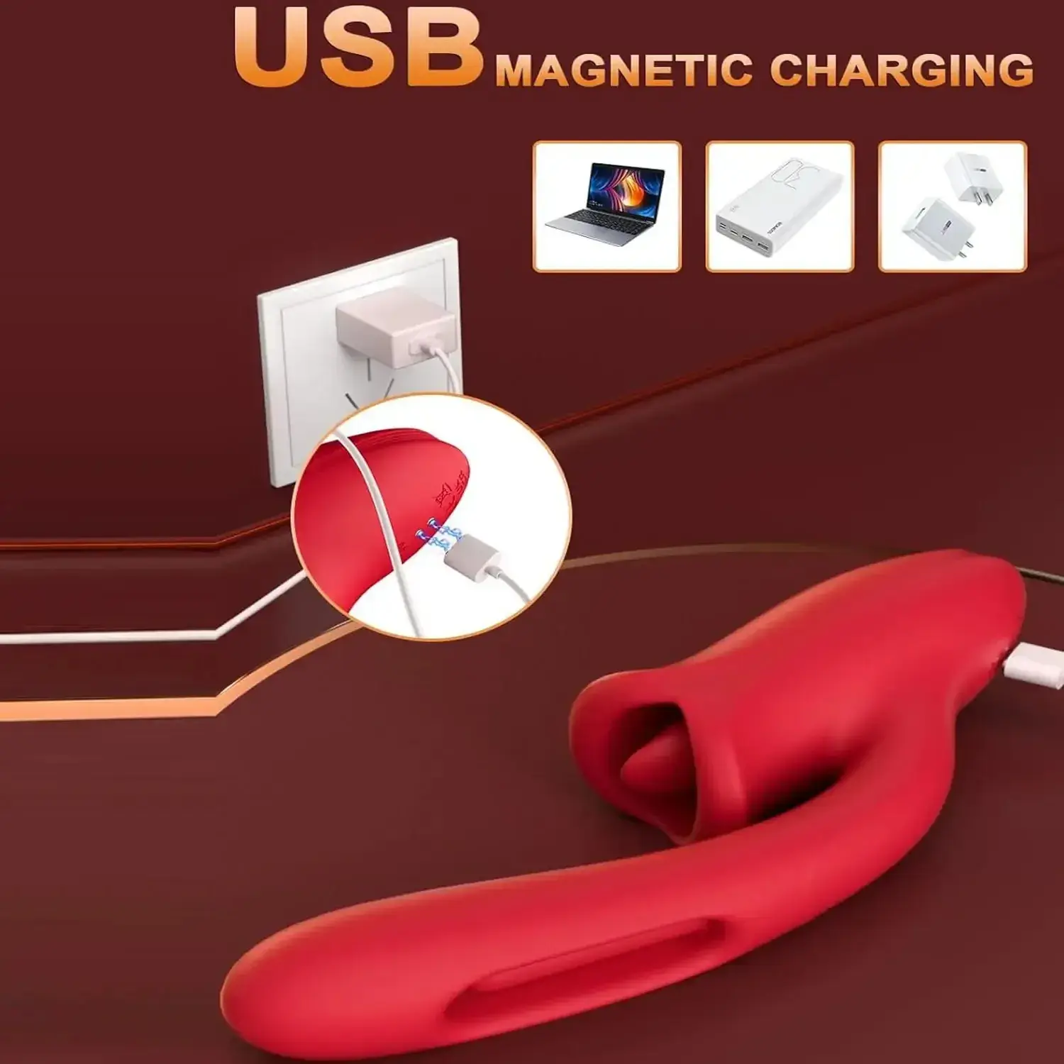 sextoy langue réaliste en silicone