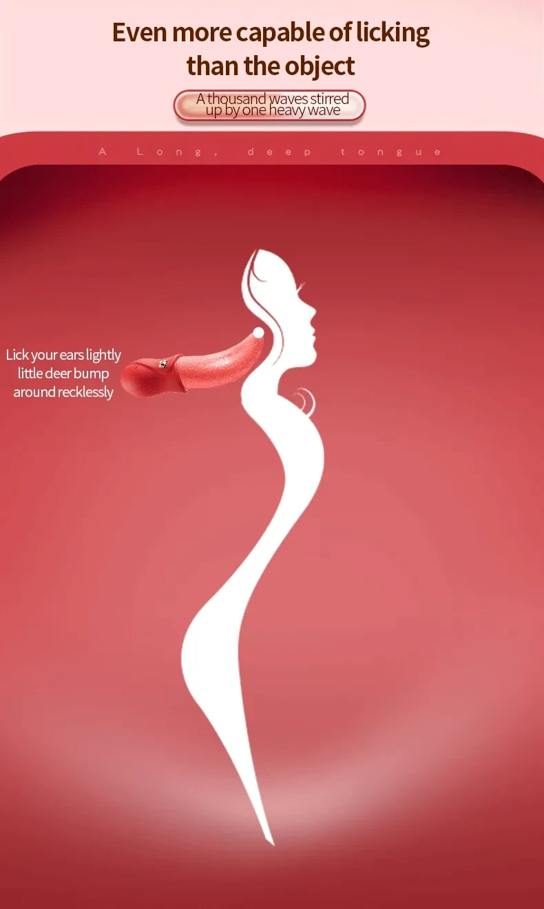 sextoy langue silicone medical rechargeable