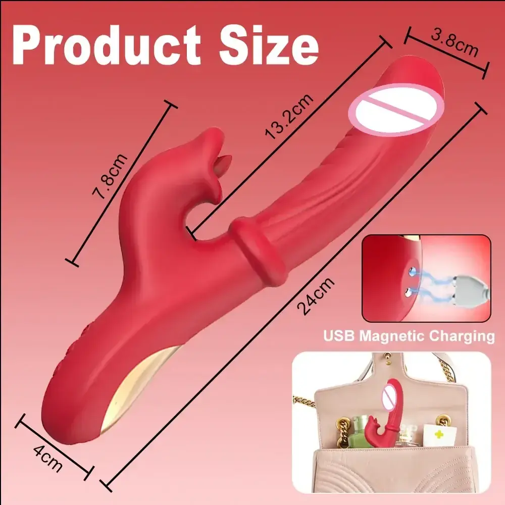 sextoy langue silicone rechargeable application